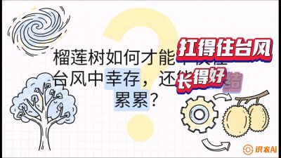第四节：中国榴莲突围战：为生存重塑权型，抗台风矮化栽培与力学牵引，课程：《国产榴莲突围战：从泰国经验到中国实操的8堂必修课（高阶实战版）》