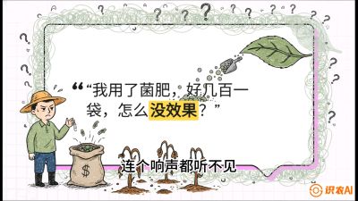 第4节（活化篇）： 土壤里的&ldquo;雇佣兵&rdquo;&mdash;&mdash;如何用菌剂以小博大，解决死棵难题，课程：《揭秘土壤的秘密：让土地帮你赚钱》#识农AI