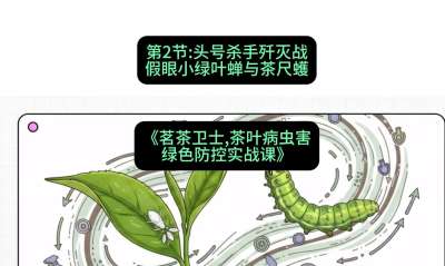 第02节：头号杀手歼灭战&mdash;&mdash;假眼小绿叶蝉与茶尺蠖，课程：《茗茶卫士&mdash;&mdash;茶叶病虫害绿色防控实战课》#识农AI