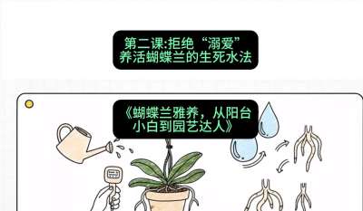 第二节：拒绝&ldquo;溺爱&rdquo;：养活蝴蝶兰的生死水法，课程：《蝴蝶兰雅养六讲：从阳台小白到园艺达人》#识农AI